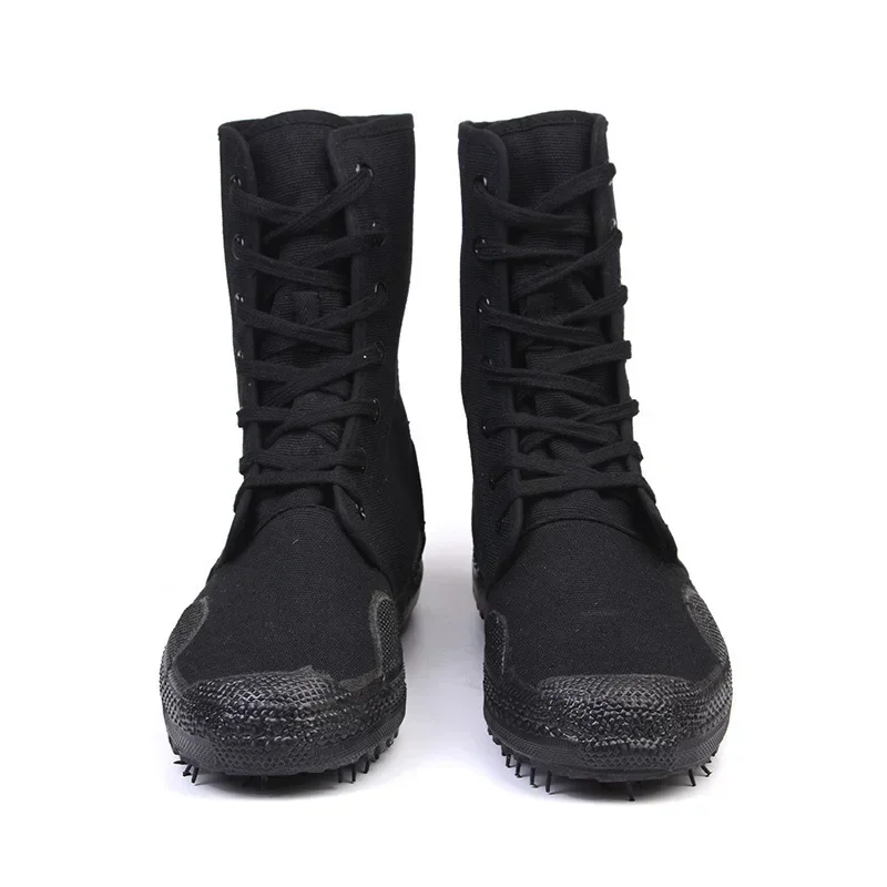 Botas de combate negras hombre: tácticas, senderismo y trabajo - imagen 3