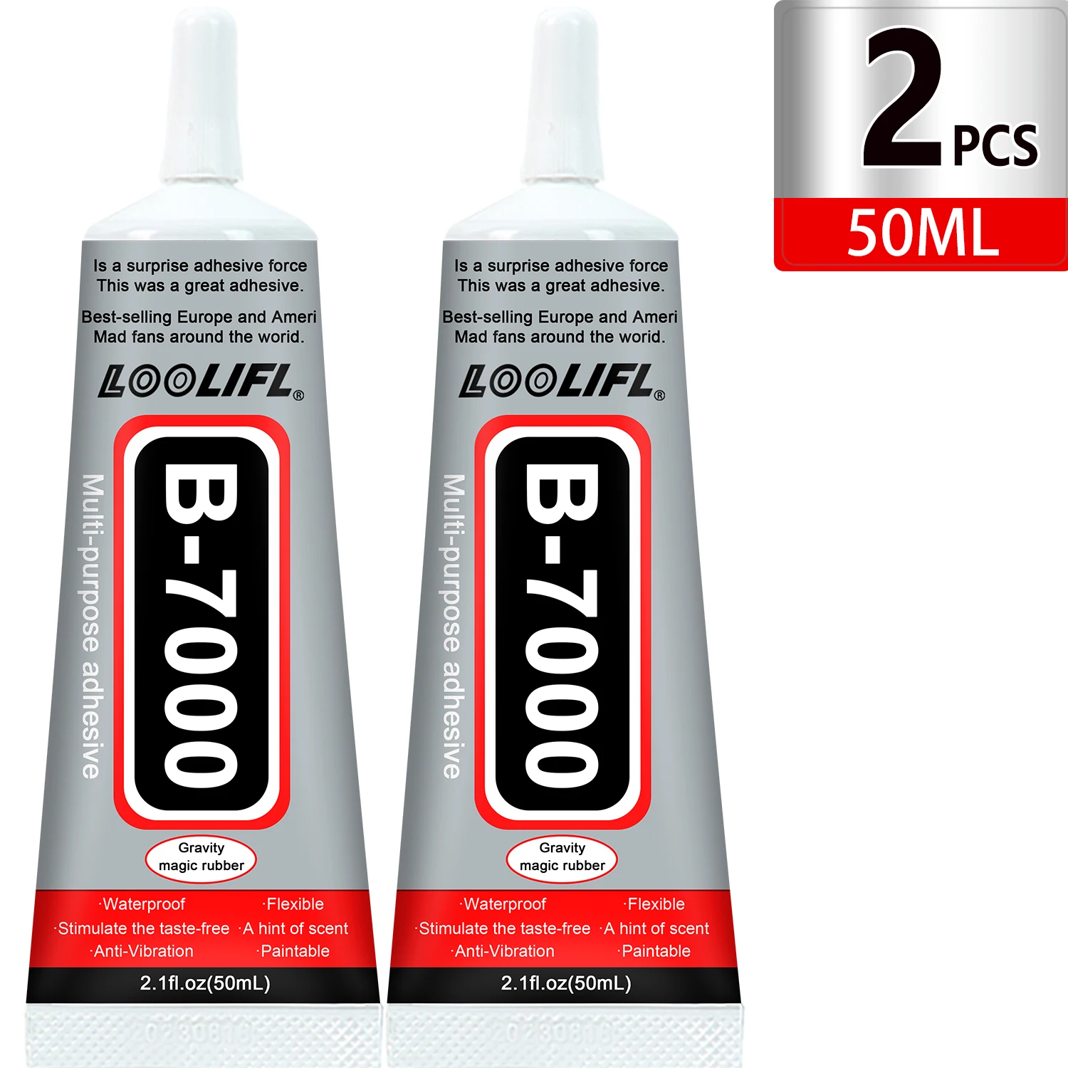 1-15PCS Loolifl B-7000 superlijm Hoge sterkte waterdichte transparante telefoonschermreparatielijm Universele glas-plastic doe-het-zelf-lijm met precisie-applicator Bonding Tool
