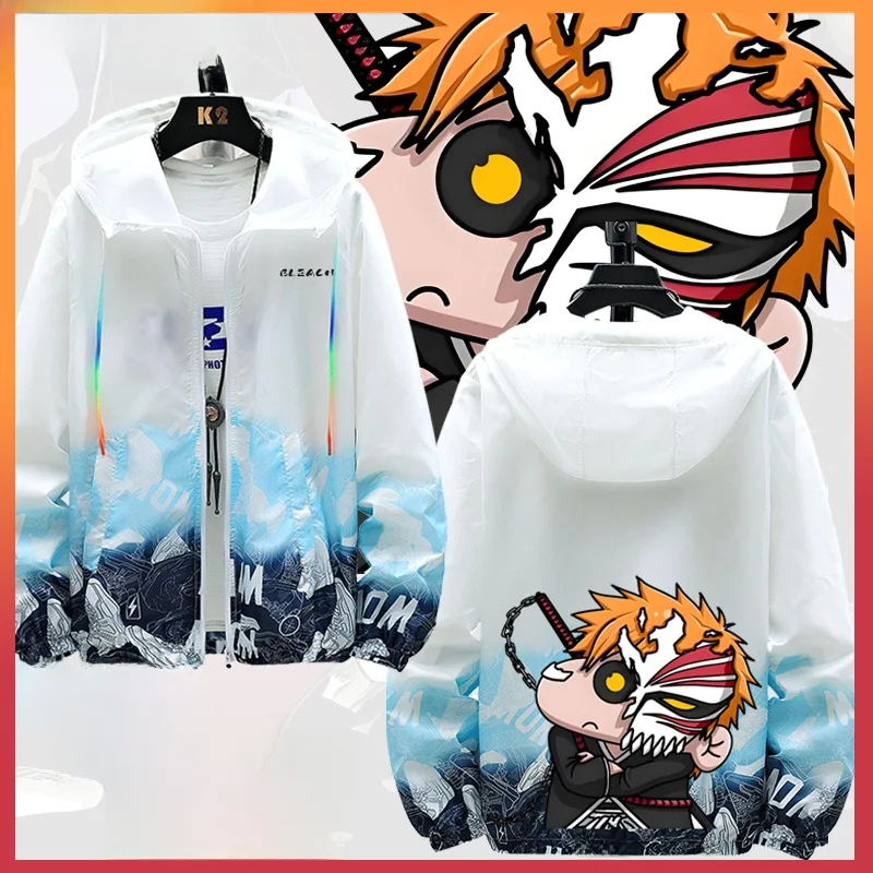 

Ультратонкая солнцезащитная верхняя одежда с молнией, длинными рукавами, дышащая, из полиэстера, для летней молодежной моды