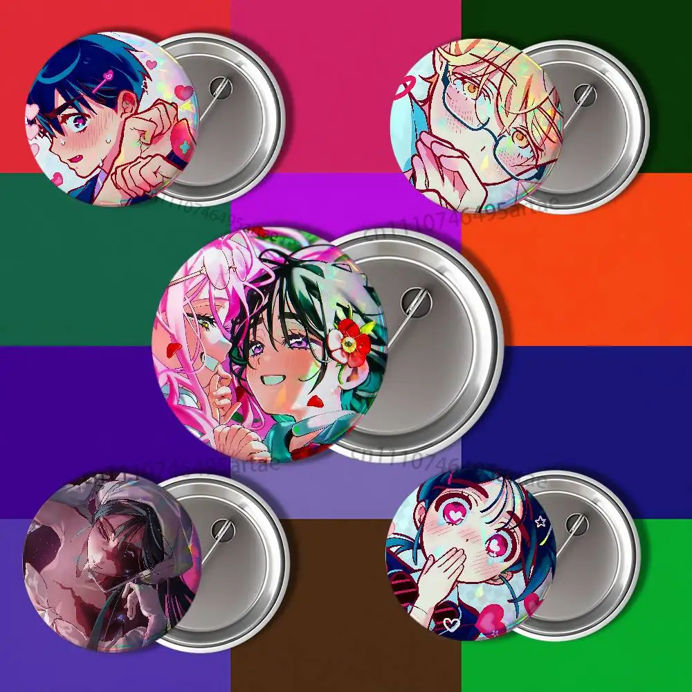 Alien Stage 4NAKT Ivan Till Sua Mizi Badges Button Round Creative Brooch Badge Bag Decor Accessories Fans Collect Friends Gifts