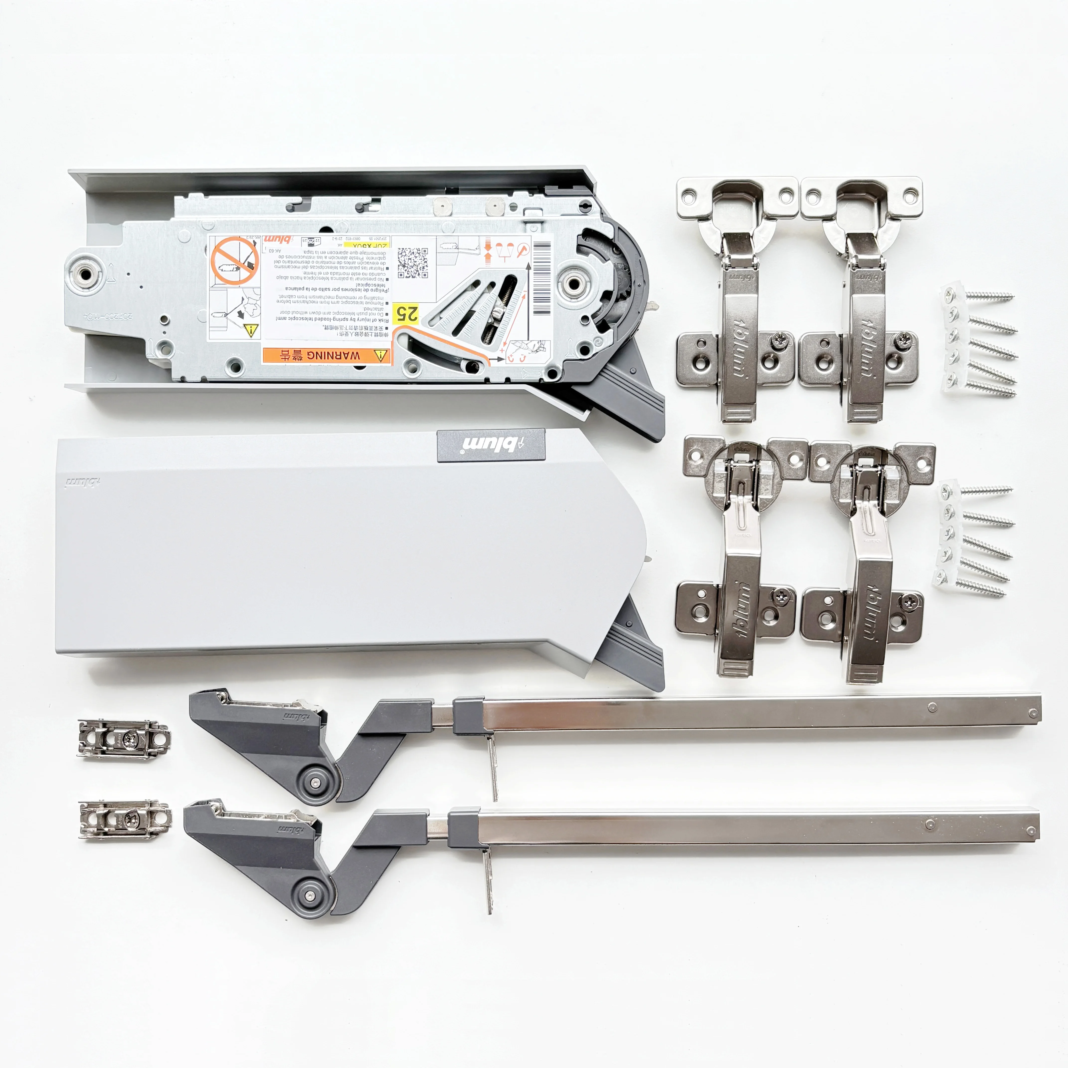 

Bblum AVENTOS HF Steel Hydraulic Support Rod Hardware Cabinet Door Fold-Up Arbitrary Hover for Wall Cabinet Dining Hotel Use