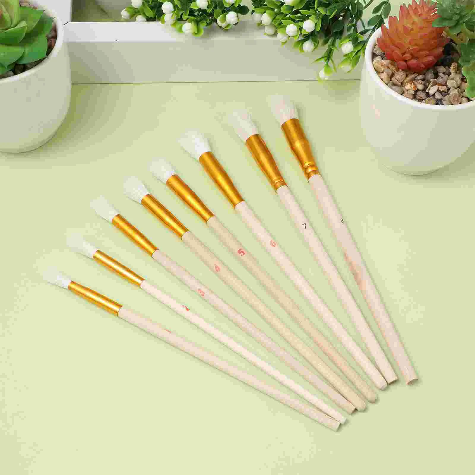 8 ชิ้นชอล์กประดิษฐ์ Yard Pollination ผลไม้ Pollinator Pear Sprayer พืชกลางแจ้งไม้พีช Self Hand เครื่องมือ Travel