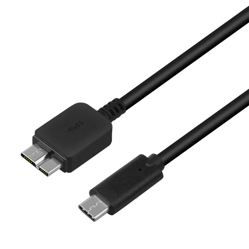 USB 3.1 Type-C to USB 3.0 Micro B Cable Connector For External HDD Hard Drive Smartphone Cell Phone PC Laptop Data Sync Charging