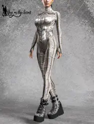 Mechanical Armored Robot Cosplay Jumpsuit Cyberpunk Bodysuit Halloween Carnival Party Steampunk Zentai Suits Stage Show Catsuits