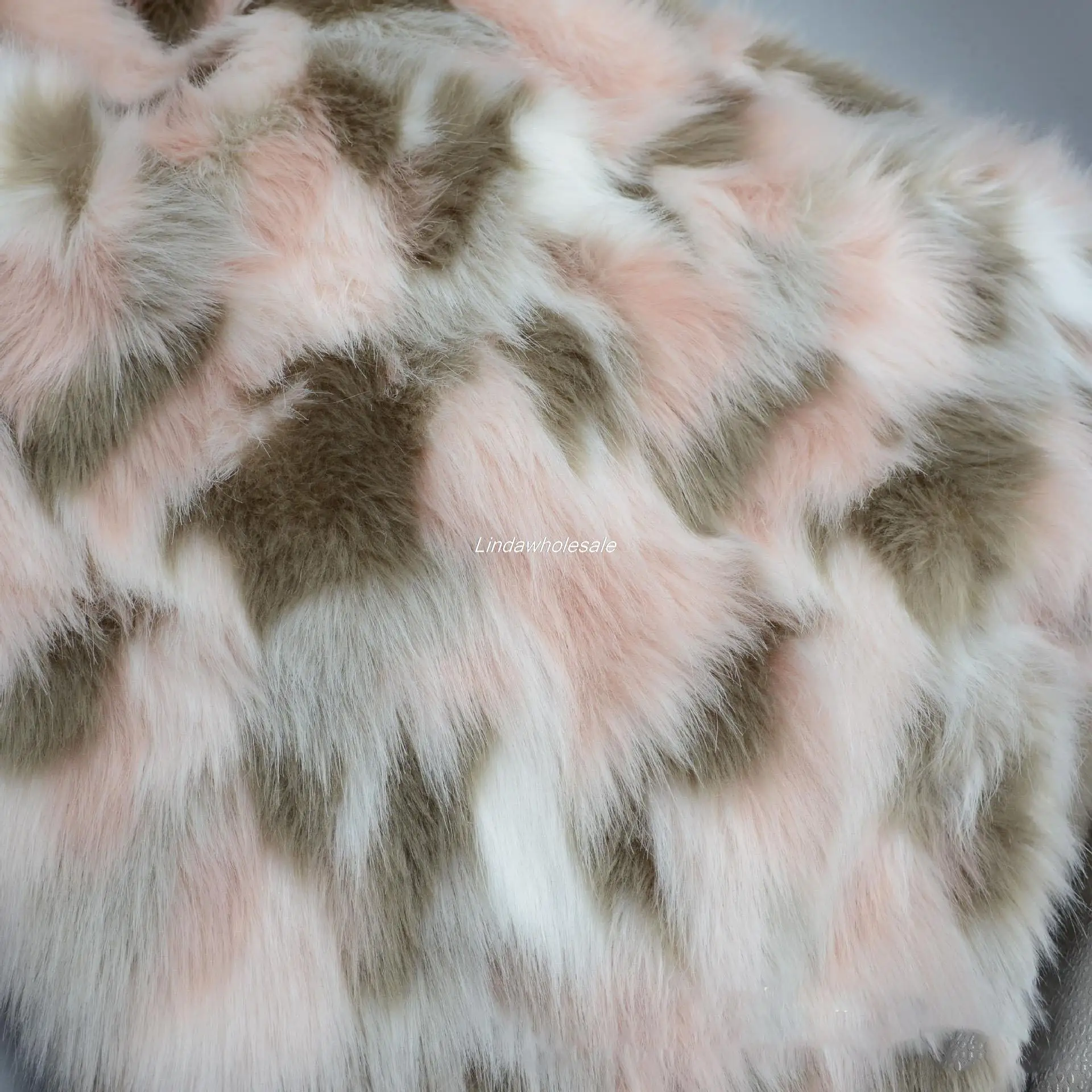 New color jacquard plush fur,felt cloth,clothing collar crafts material,faux fur fabric