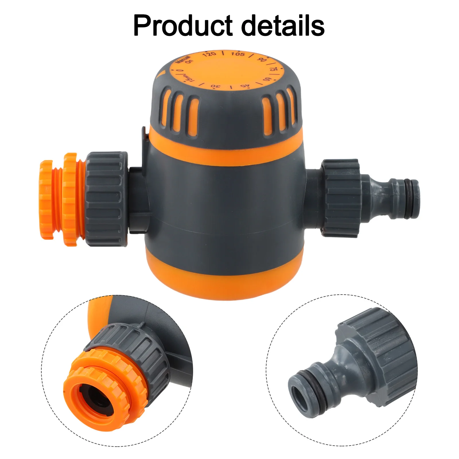 Manual Garden Watering Timer Knob Irrigation Controller 0-120 Min Adjustable For Lawn Plant Flower Pot Faucet Sprinkler Equipmen