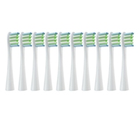 10PCS Replacement Brush Heads For Oclean Flow/X/ X PRO/F1/ One/ Air 2 Electric Toothbrush Dupont Soft Bristle Nozzles