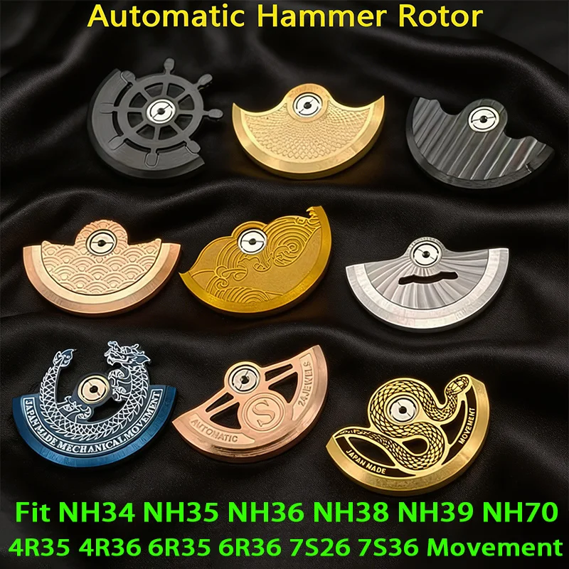 NH35 NH36 Rotor Automatic Hammer Fits NH34 NH39 NH35 NH36 NH38 NH70 4R35 6R35 7S26 Movement SKX007 Watch Repair Rotor Parts