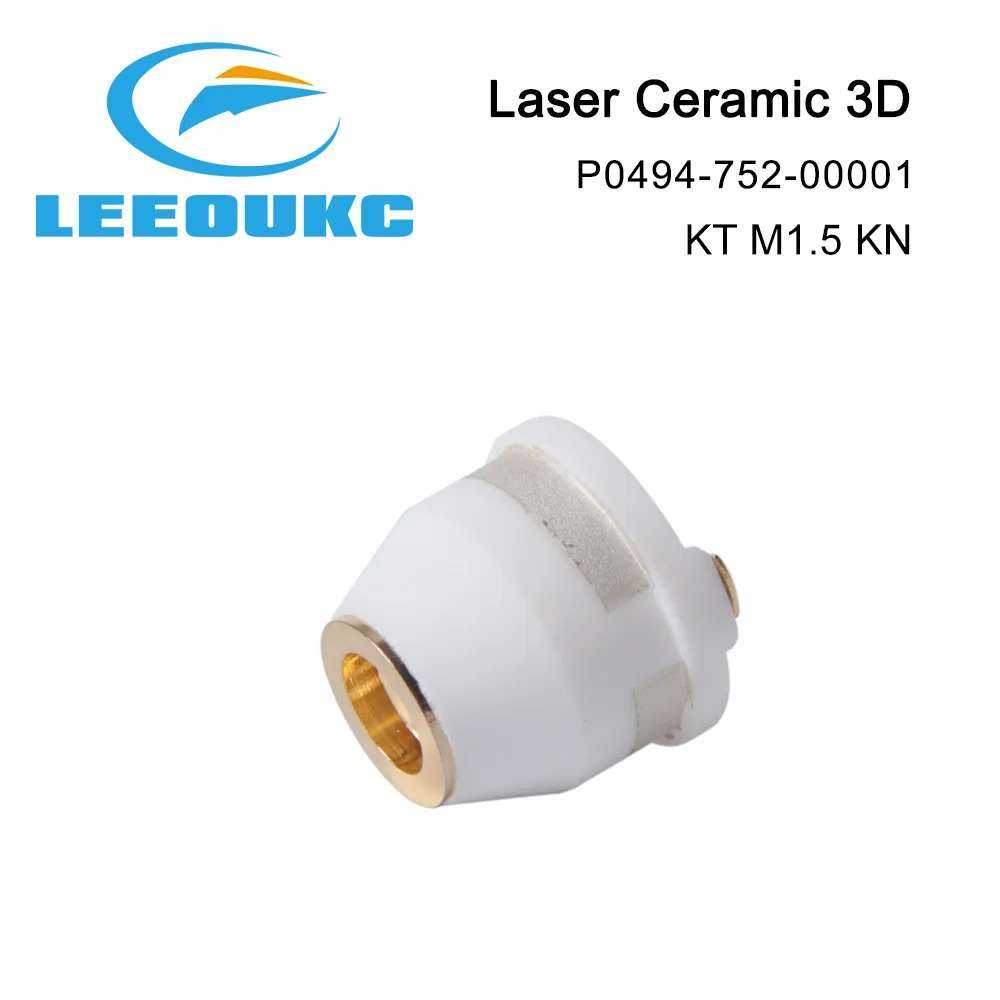 LEEOUKC  Laser Ceramic  3D P0494-752-00001 KT M1.5ins KN Ceramic Part Nozzle Holder  High Quality OEM Support