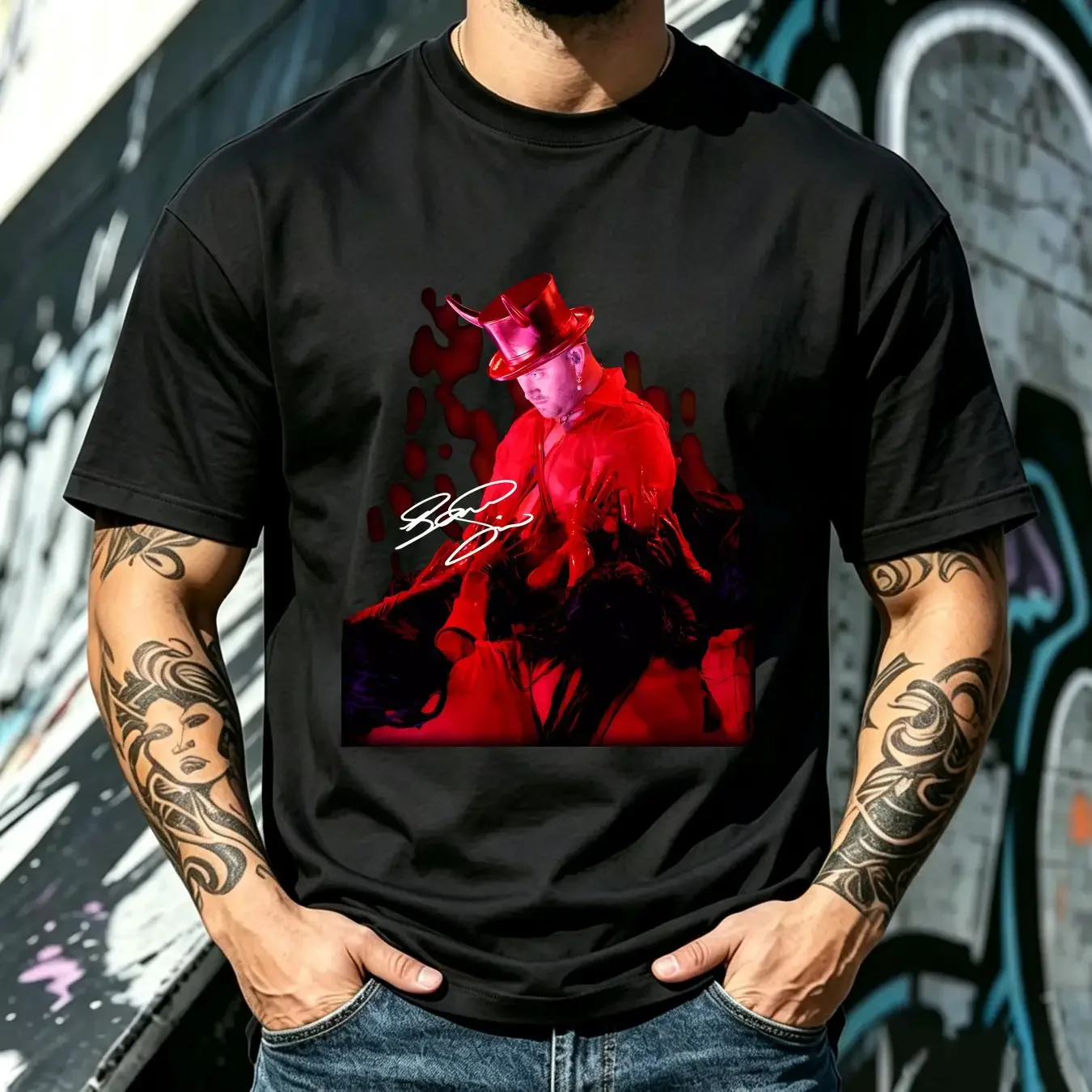 washed T Shirt Inspired Sam Smith  Cotton Black S 2345XL GC348 vintage Washed homme designer clothes Casual Unisex Breathable