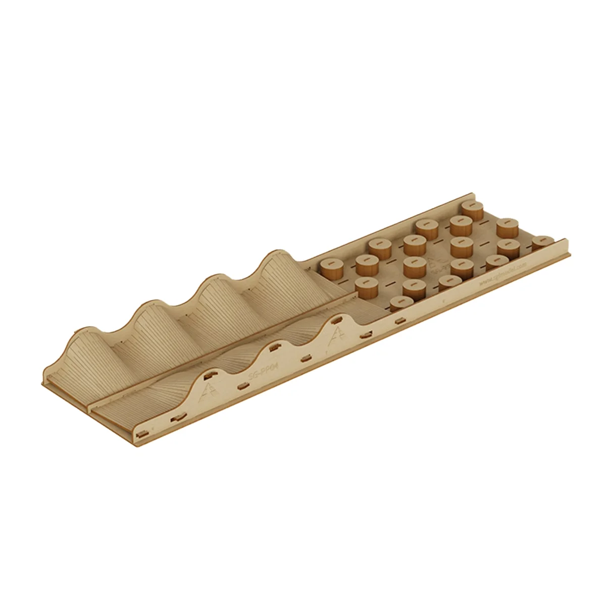 Y34A ไม้จําลอง Off-Road อุปสรรคสําหรับ 1/16 1/18 1/24 RC Crawler รุ่นรถผู้ใหญ่ของเล่นเด็กประกอบ Prop -PP04