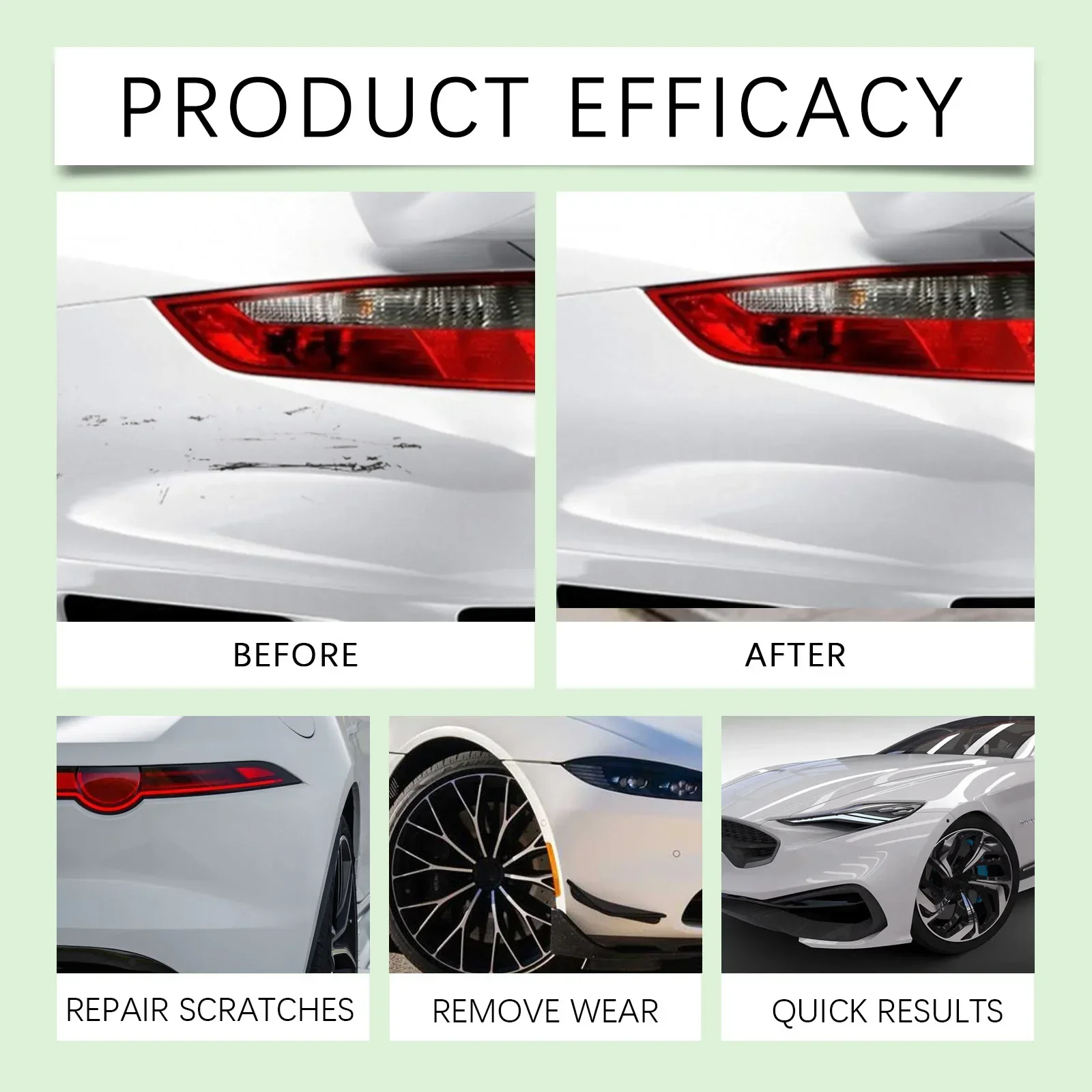 Car Scratch Repair Emulsion Car Paint, Scratch Scratch Decontamination Repair, Restore Car Surface Color