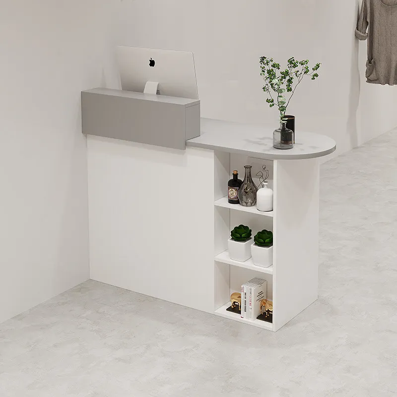 Simple modern bar checkout page clothing store beauty salon nail salon counter small front desk barber shop women's clothing sto