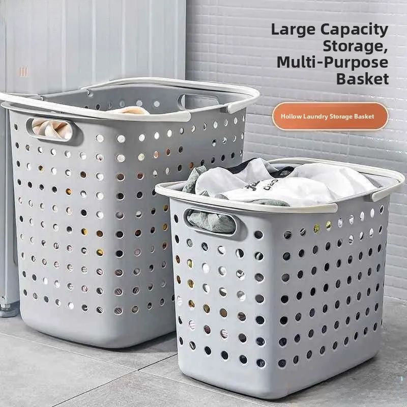 

Очень большая пластиковая корзина для белья и грязной одежды, корзина для хранения с особым дизайном, корзина для хранения одежды класса люкс