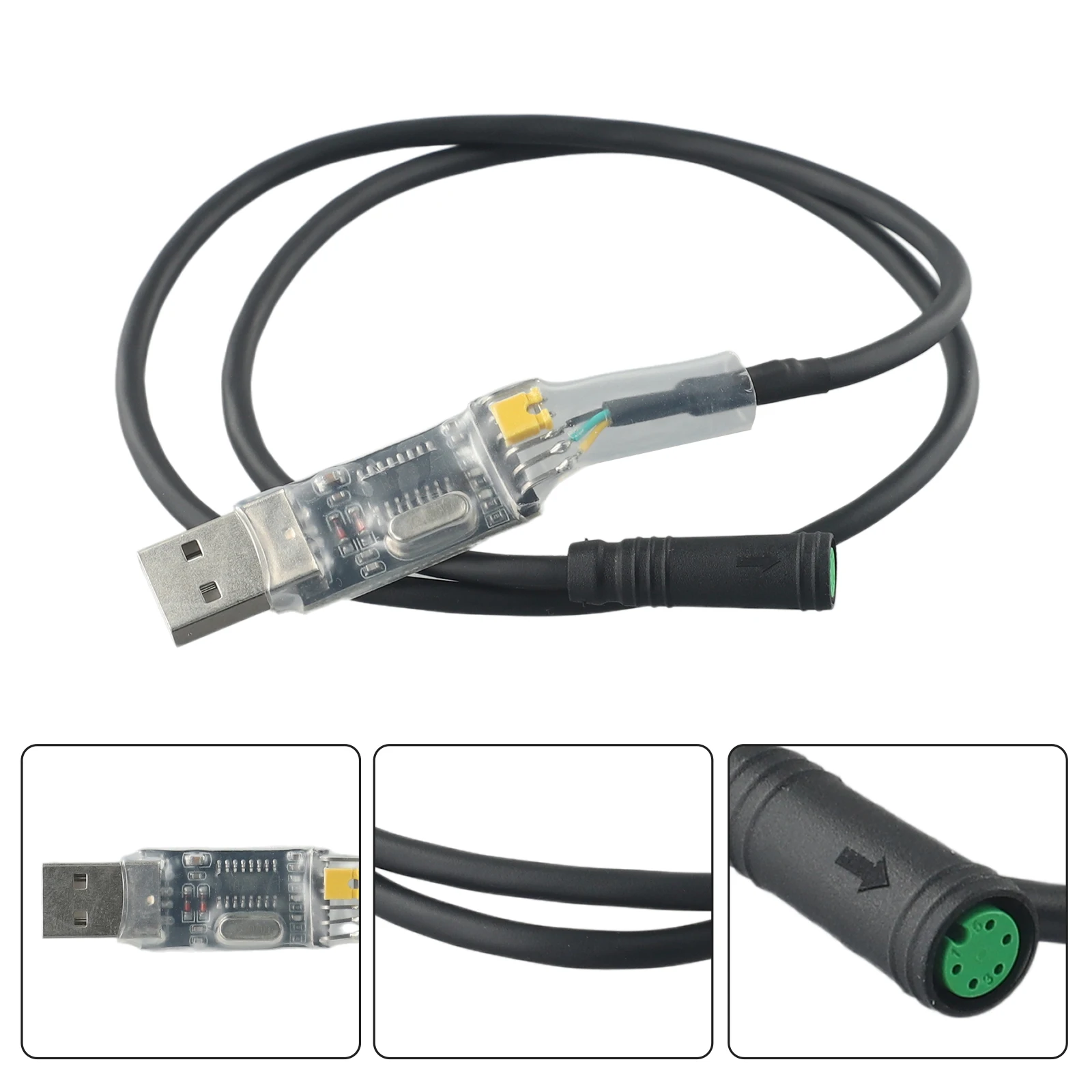 

5Pin USB Programming Cable for eBikes 58cm Connector Cable for 8 Fun 01 and 02 Modify Controller Settings Safely