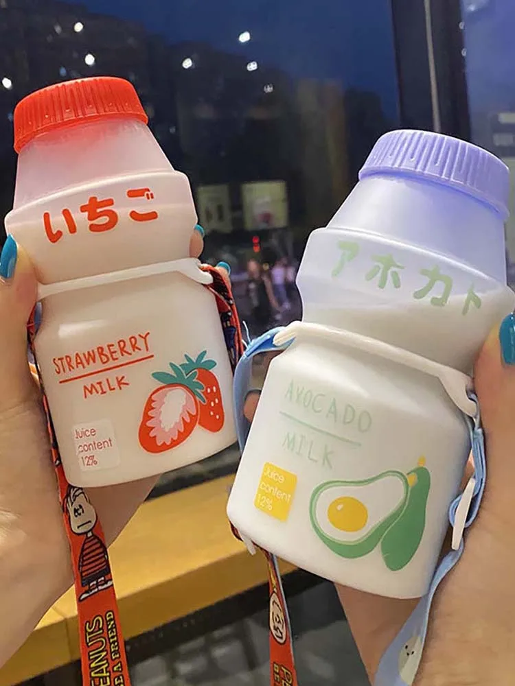 Cute Gourd Kids Children Drinking Frosted Water Bottles Travel Milk Sports Drinkware Bottle Portable Eco Friendly Water bottle