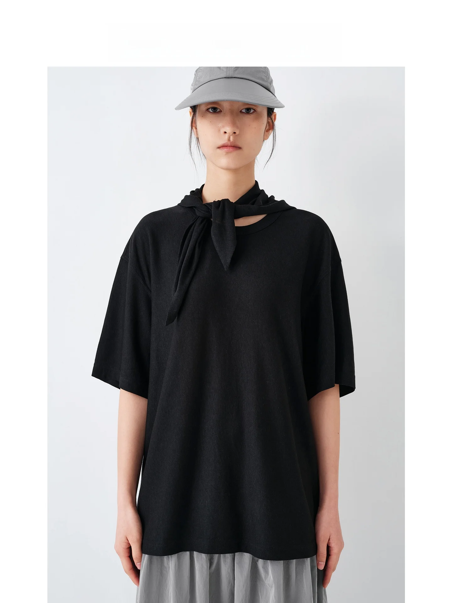 

Футболка Jaja Retro Cool унисекс из льна с коротким рукавом и свободным кроем, женская повседневная модель с круглым вырезом и спущенным плечом