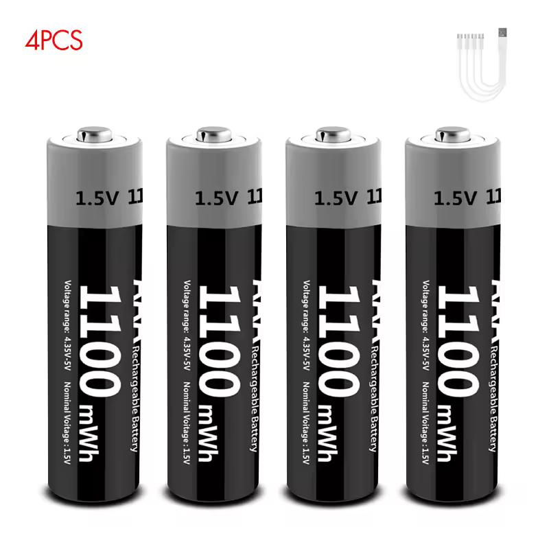 Kuugro Li-ion AAA and AA Rechargeable Batteries USB Lithium-ion 3400mWh 1.5V AA Rechargeable Batteries+1100mWh 1.5V AAA Battery - Image 18