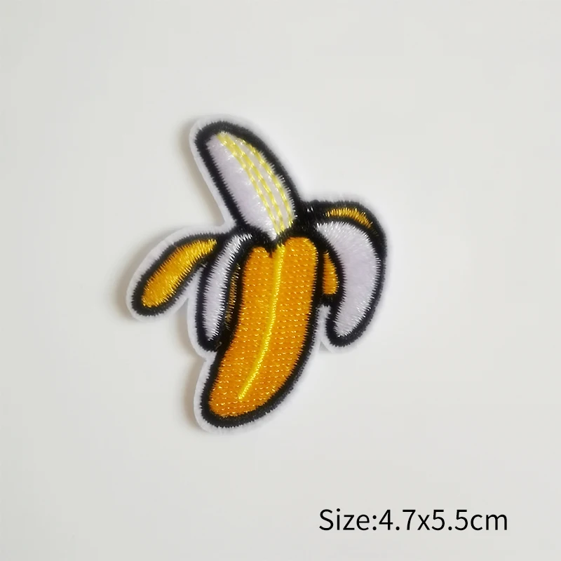 Embroidered Patch Fruit And Vegetable Pineapple Watermelon Molding Embroidery Sewing Ironing Clothing Accessories Cloth Stickers