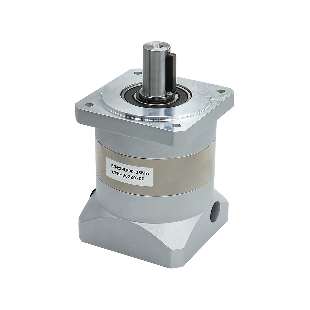 High Precision spur planetary gear reducer Ratio 4:1 to 70:1 fit 90 servo motor 400w 750w