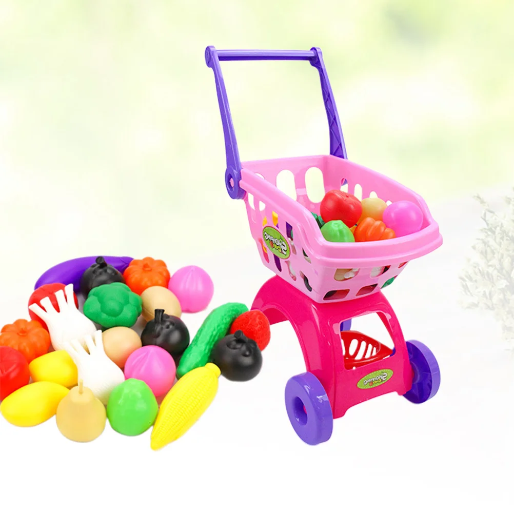 

Infant Stroller Kids Grocery Cart Fruit Shopping Baby Trolley Carriage Children