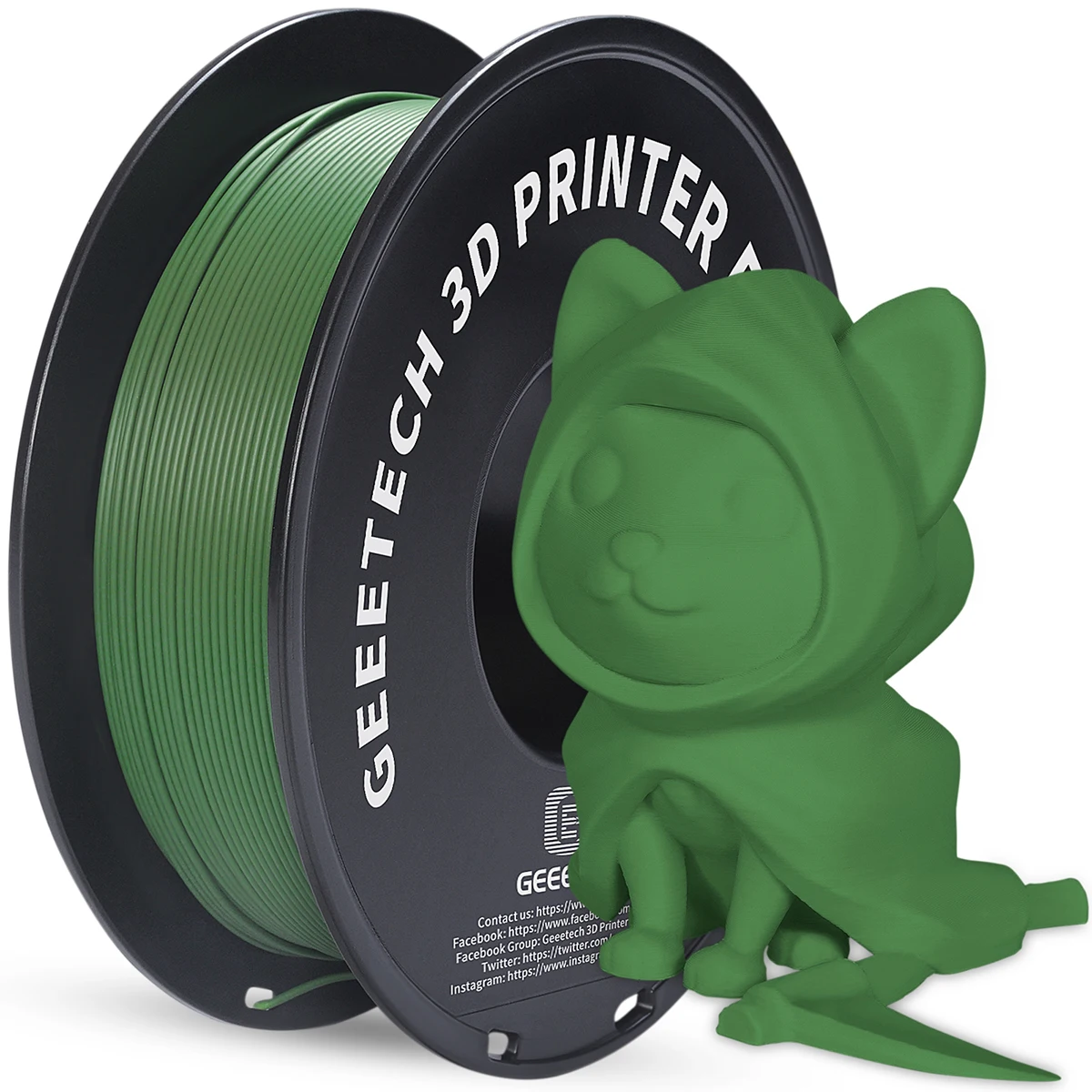 Geeetech 1kg 1,75mm Matowy PLA Filament do drukarki 3D Pakowanie próżniowe Magazyny zagraniczne Różnorodność kolorów Szybka wysyłka