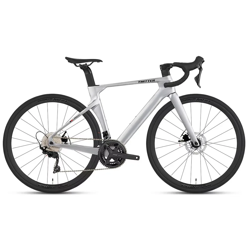 

Carbon Fiber Road Bike 105 Disc Brake Bicycle 700C Aerodynamic Racing 3k Carbon Handlebar