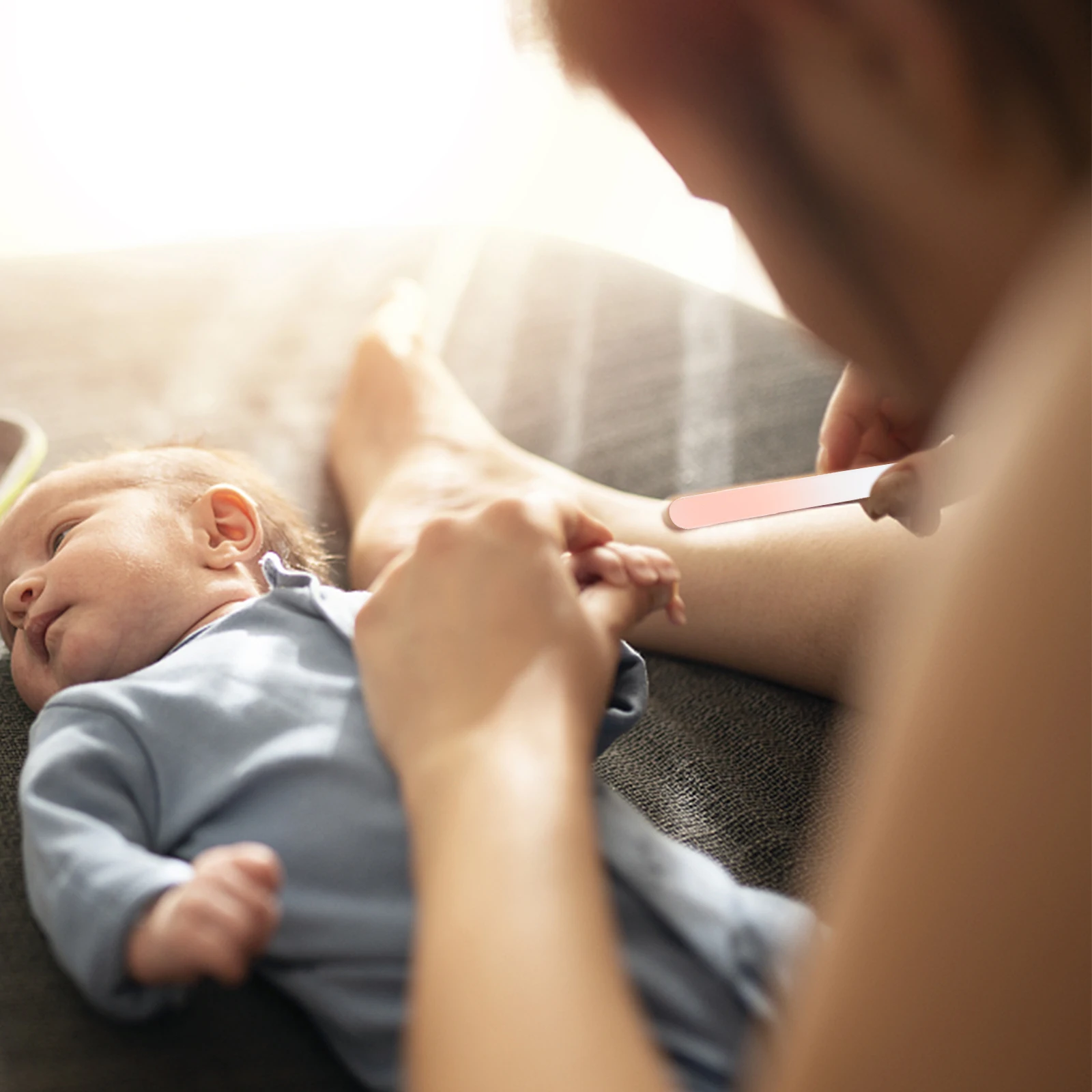 

Baby Nail Care Kit Portable Infant Clippers Non-Blunt Rust-Free Safe Trimmer Delicate Nails Anti-Slip Handle Design Short Head