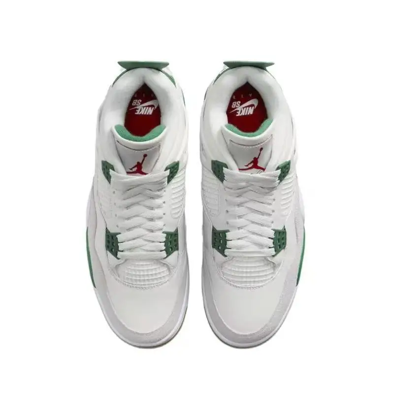 Nike-zapatillas de baloncesto x Air Jordan 4 Retro SB Pine Green para hombre y mujer, deportivas clásicas para exteriores