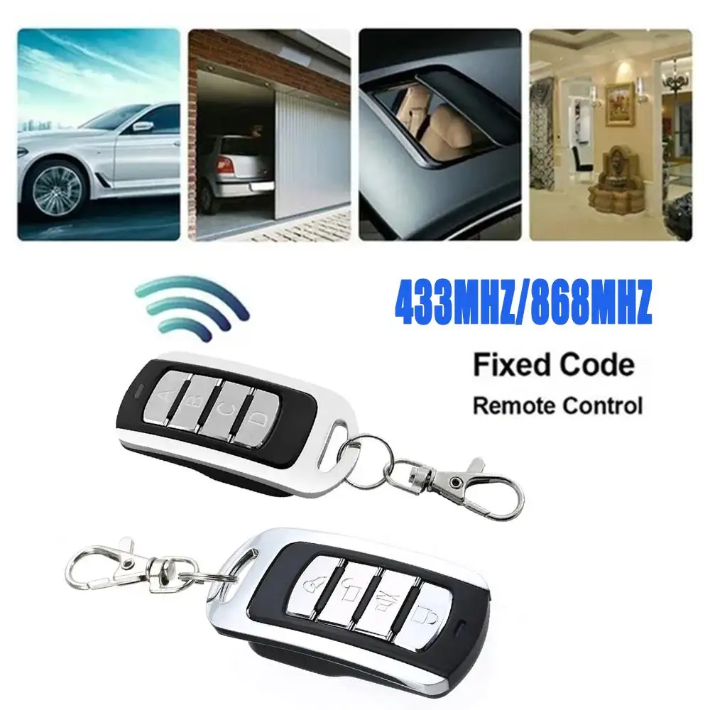 Garage Remote Control Duplicator 287MHz-868MHz Multi-Frequency Shutter Four-button Opener Code Rolling Garage Door Copy Doo M0Z7