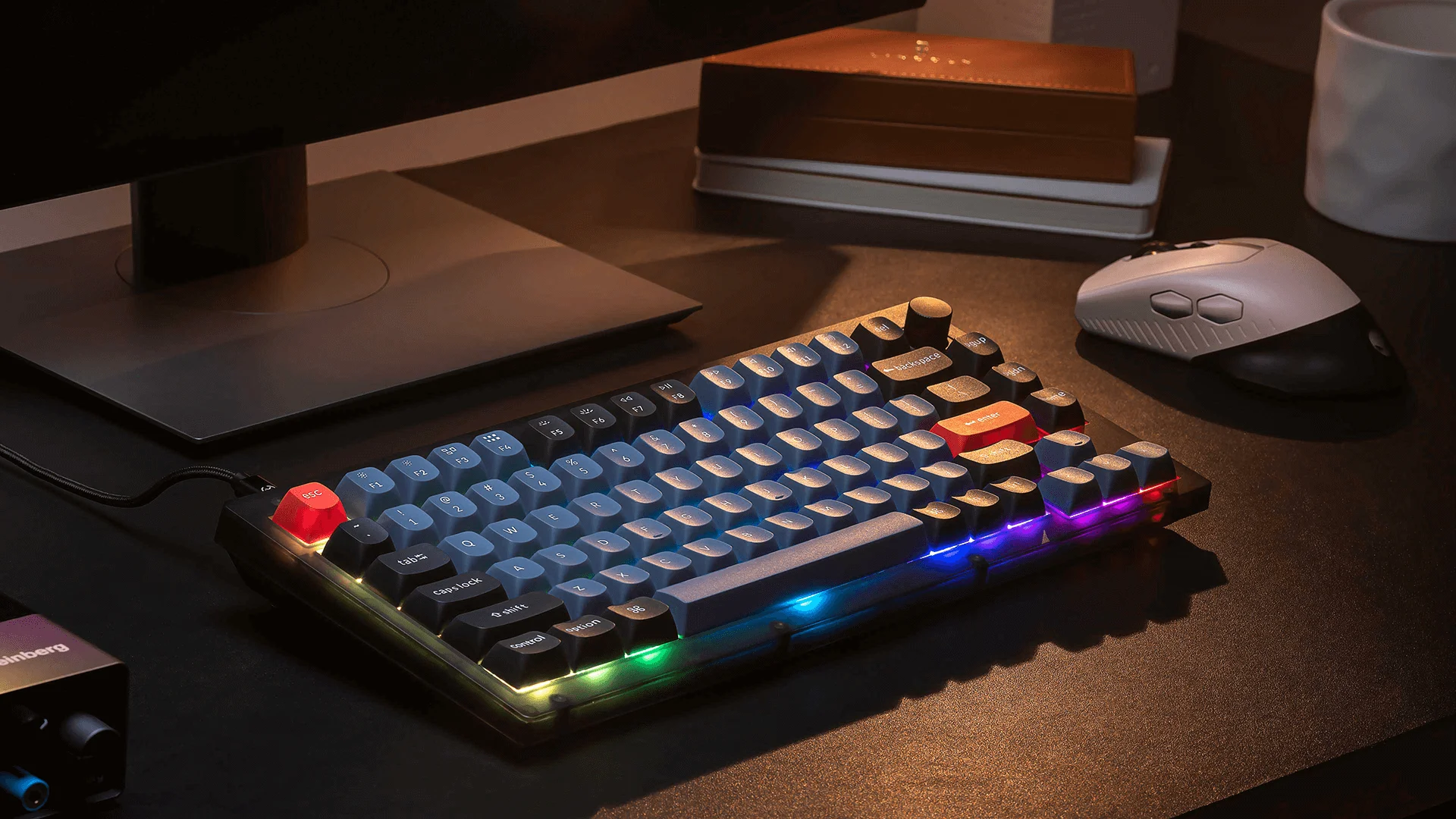 Imagem -06 - Keychron v1 Qmk Botão Totalmente Montado Personalizado tipo de Teclado Mecânico-c Prendido Keychron k Pro Switch Double-shot Osa Pbt Keycaps