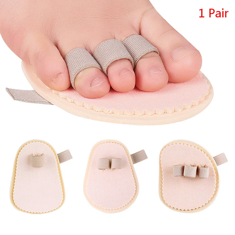 Toe Separatator Forefoot Pad Hallux Valgus Correction Half Insoles Pain Relief