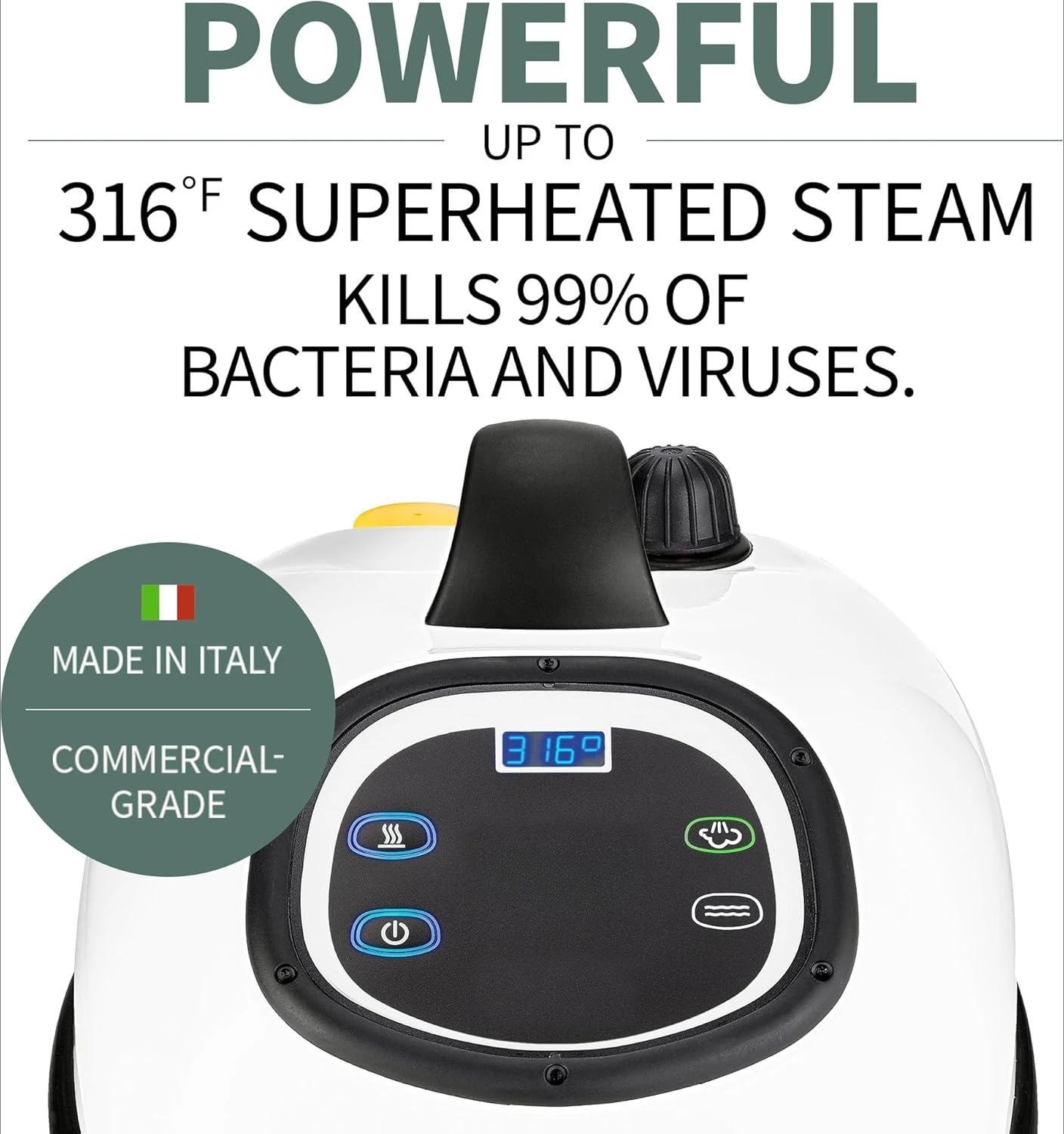 

Steam Cleaner: A commercial-grade steamer made in Italy, perfect for both professional and home cleaning needs,New Popularity