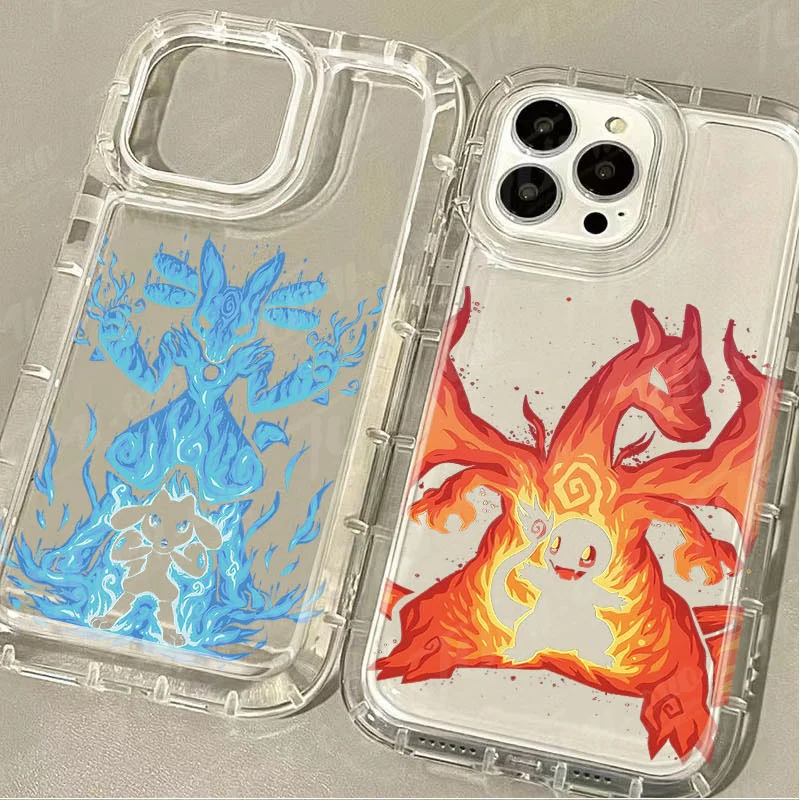 Lovely P-Pokemon Phone Case for Xiaomi 13T 12T 14 13 12 12X 12S 11 Lite 10 11i POCO X6 Pro X3 NFC X4 GT X5 F3 F4 F5 Clear Cover