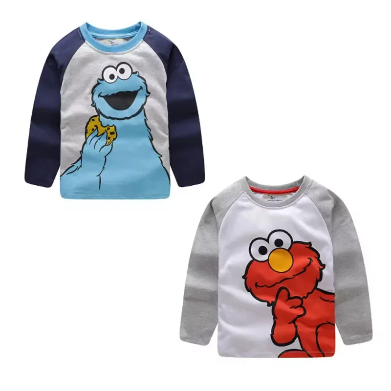 2024 New Style Jumping Meters Long Sleeve Boys Girls Autumn Spring Animals Print Hot Selling Kids Tops Hoodies Clothes