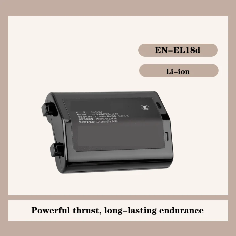

For Nikon EN EL18d Battery For Z9 D6 D5 D4S D850 D800 D500 DSLR Camera Replacement High Capacity