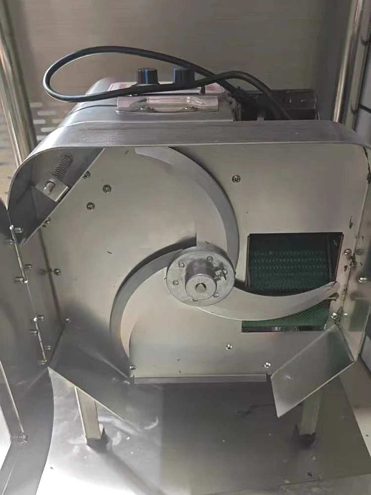 Affettatrice multifunzionale per verdure, affettatrice elettrica, spessore regolabile per segmenti di cebollino con cipolla a molla, affettatrice per carote da 1,5-35 mm