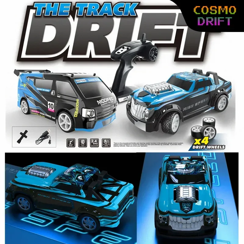 

Rc 1 14 4Wd Drift Racing Remote Control Car Model With Replaceable Drifting Tires And Racing Tires 2 4Ghz For Hobby Enthusiasts