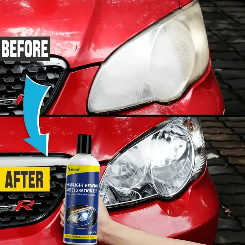 Car Headlight Restoration Cream - Anti-Oxidation Scratch Removal, Instantly Brightens Headlights, Long-Lasting Maintenance