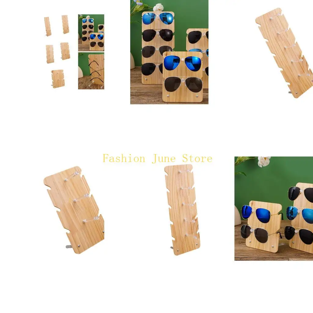 

N5KA Деревянный органайзер-подставка-кронштейн для небольших аксессуаров для очков, многоцелевой