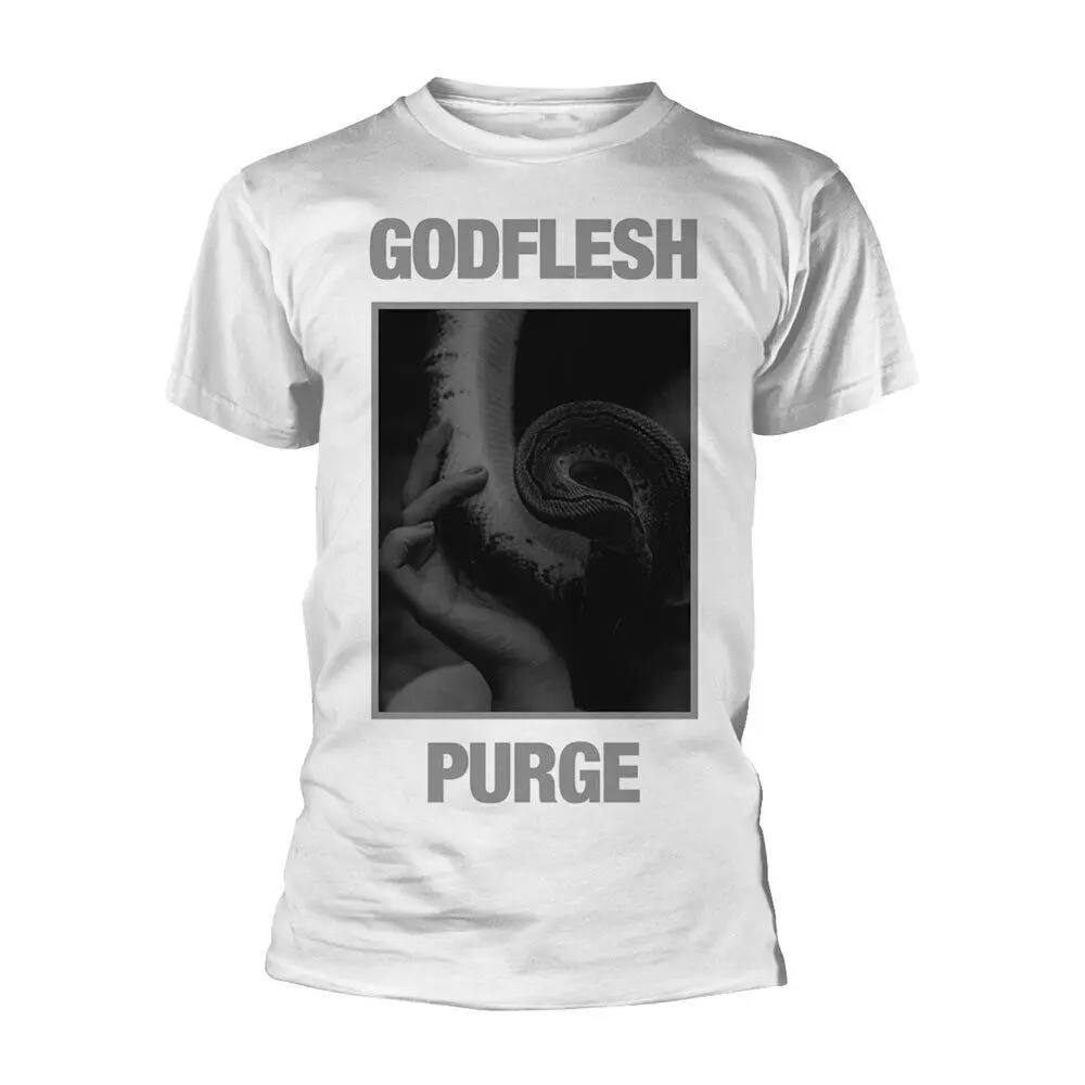 Men's Godflesh Purge (white) T-shirt Medium White