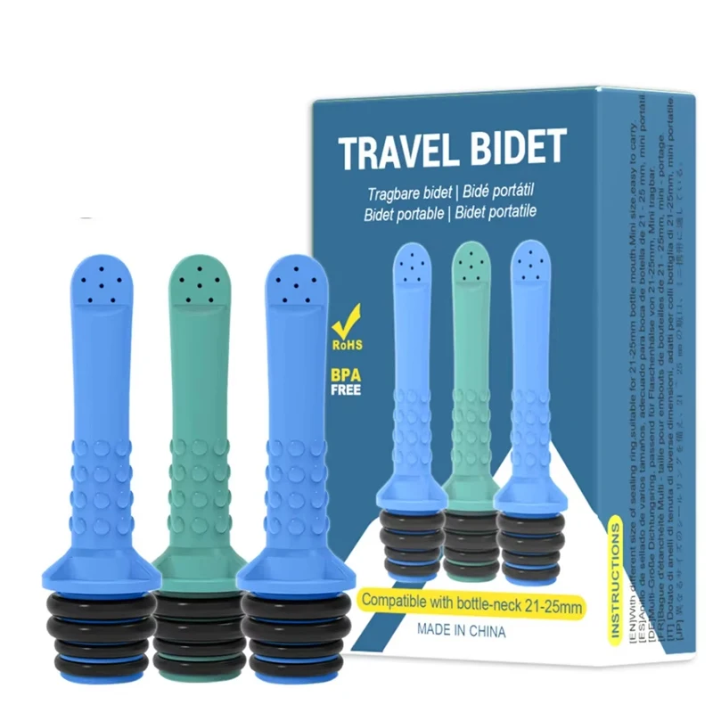 

1/2Pcs Pack Portable Bidet Pipe for Toilet Universal Travel Bidet Compatible Plastic Bottle Clean Handheld Rinse machine