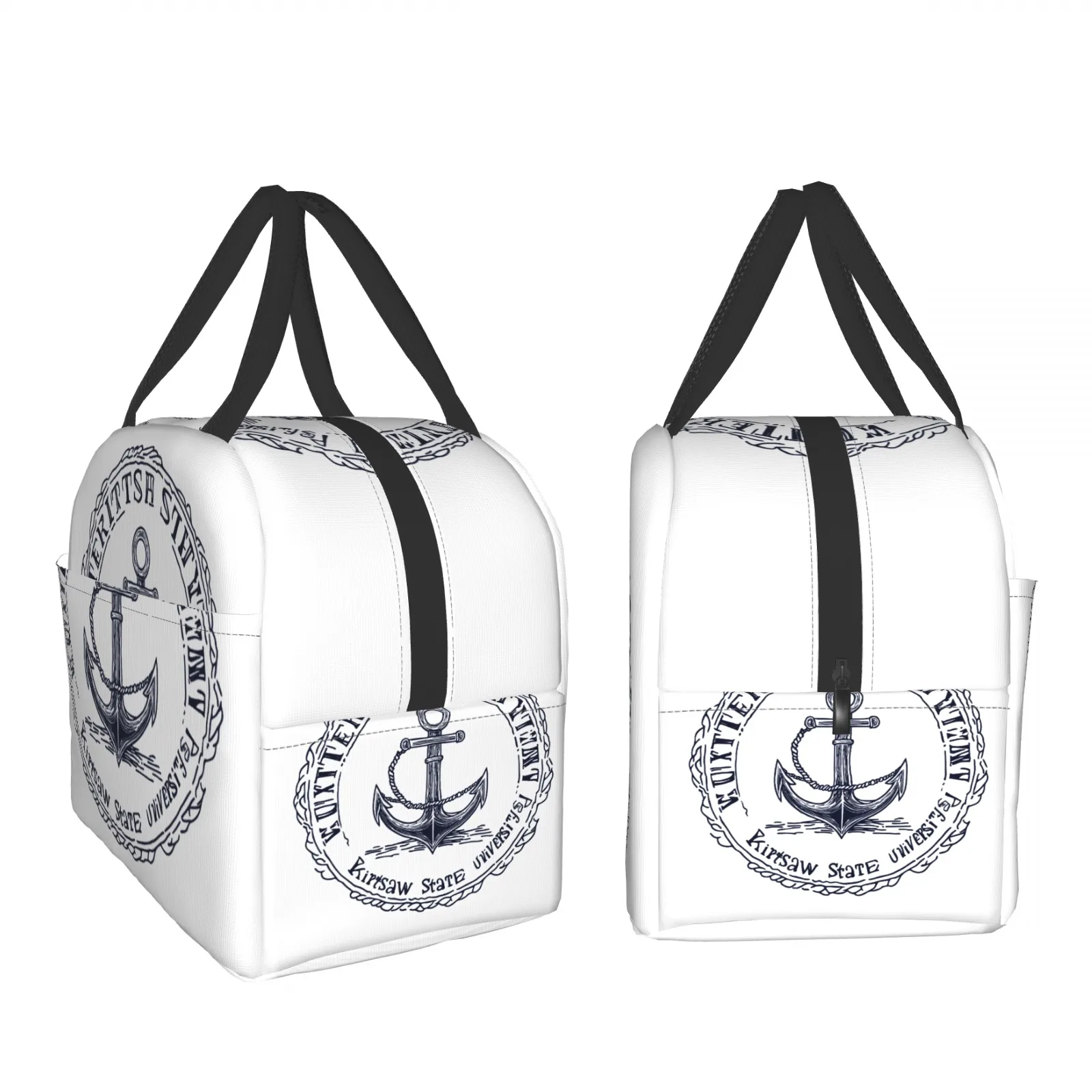 حقيبة غداء مرساة السمك للنساء والرجال صناديق غداء معزولة حراريًا للبالغين في المكتب وحقيبة كمبيوتر محمول للعودة إلى المدرسة