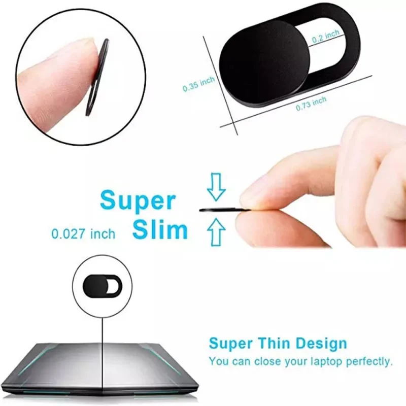 Mini Size for Creative Slide Webcam Extensive Compatibility Thin Camera Cover for Ipad Tablet Webcam Laptop Phone Lens Sticker