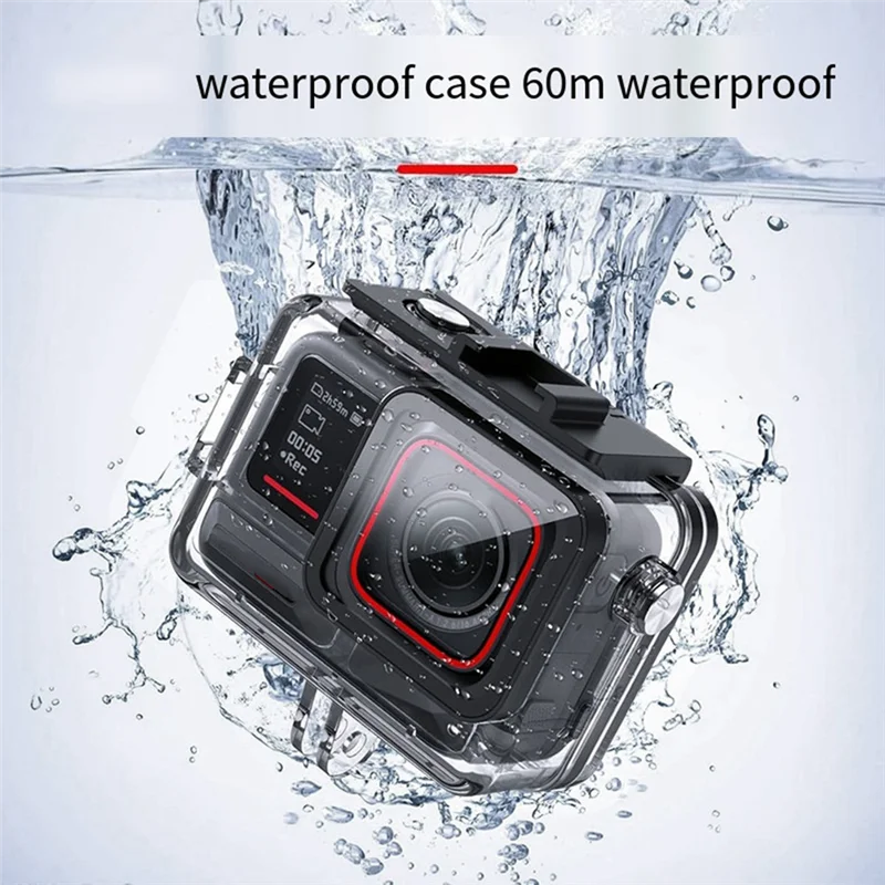 

LBER Transparent Protective Case For Insta360 Ace Pro Waterproof Diving Protective Shell For Insta360 Ace Pro Sports Camera