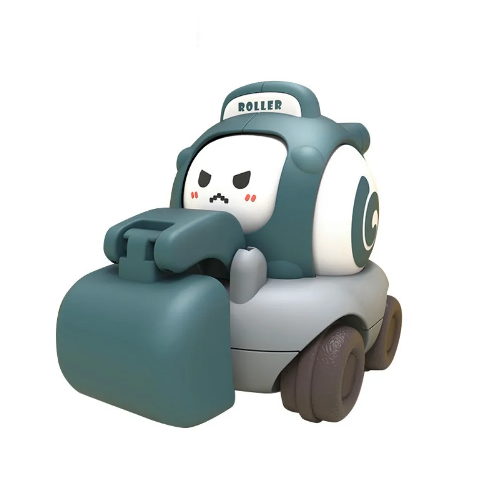 

Автомобильный свисток для изменения лица, игрушка со свистком инерцией, детский мультяшный игрушечный автомобиль, мультяшный пресс-свисток, инженерная машина, игрушка