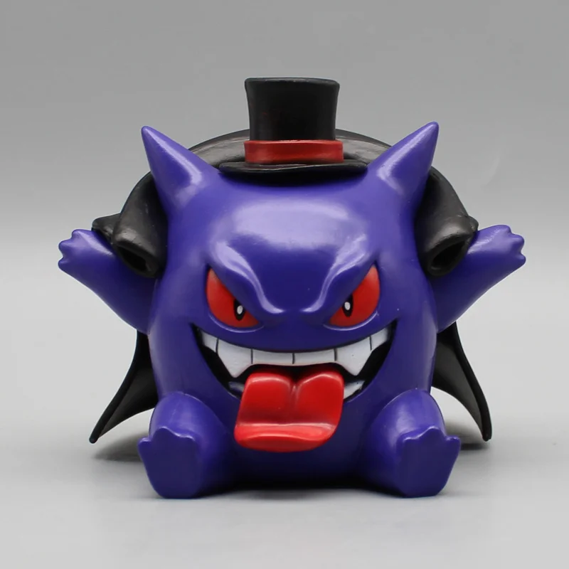 Pokemon Anime Figure Kawaii Gengar Transparent Action Figure Pvc Statue Toys Ornaments Cartoon Collectible Model Surprise Gift