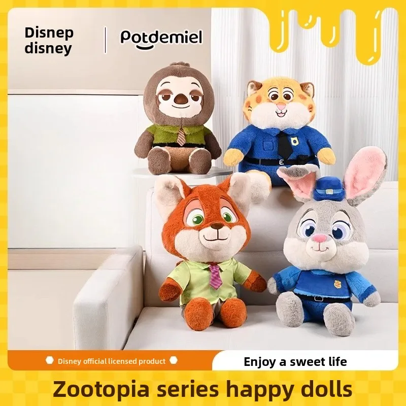 

Cartoon Cute Zootopia Doll Judy Nick Flash Pillow High Elasticity Non-Deformable Bedroom Decoration Children Birthday Gift Toy