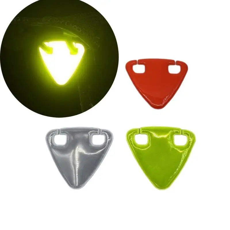 New 10Pcs Tail Light Reflective Warning Bicycle High Brightness Reflective Sticker For Night Riding Mountain Road Bike Equipment