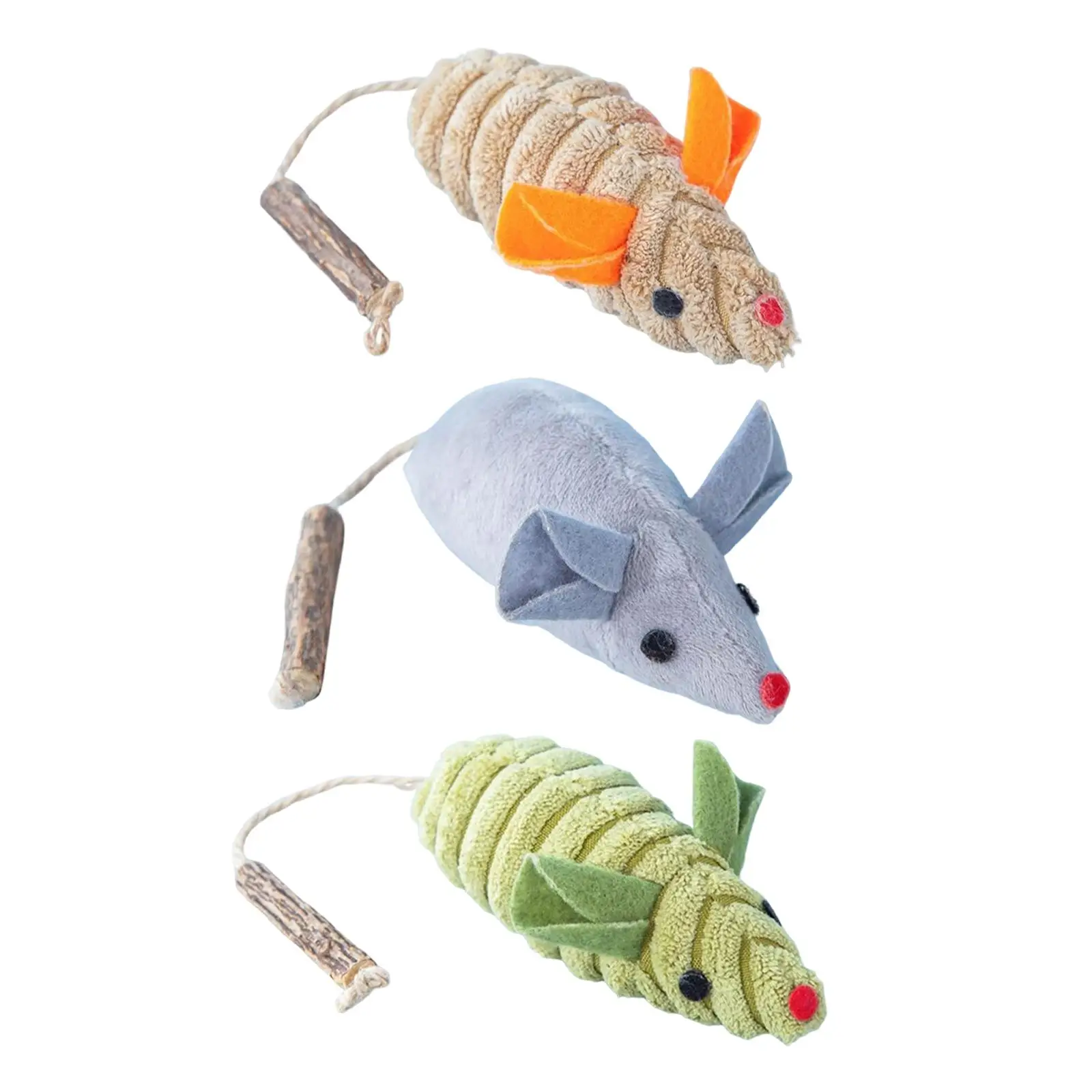 Interactive Cat Toys Mouse Simulation Mouse Shaped Stuffed Animals Realistic Pet